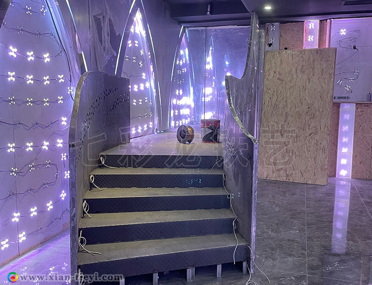 梵辰婚禮藝術(shù)中心弧形樓梯_2